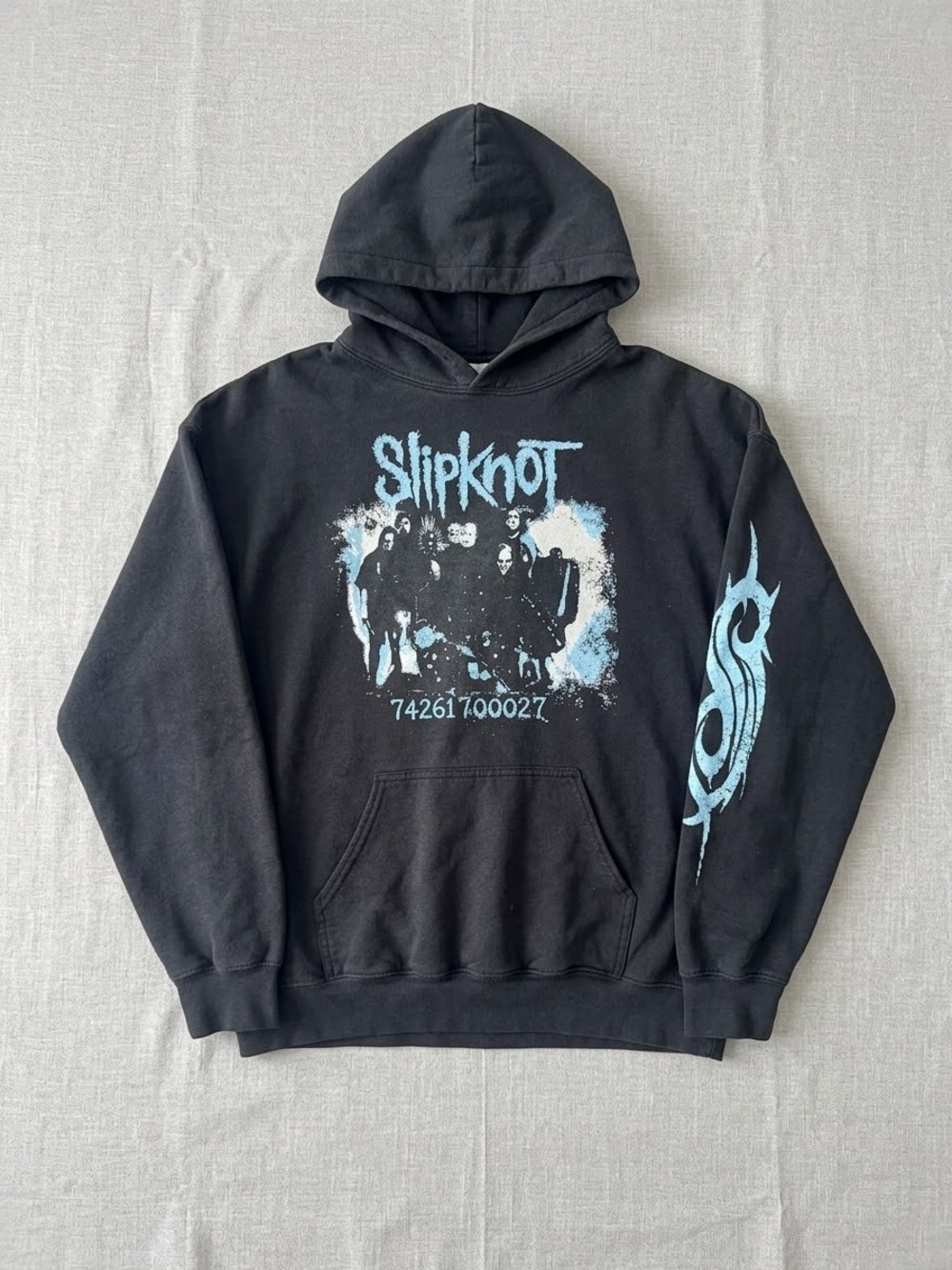 Slipknot Group Portrait & 742617000027 Hoodie Double-Sided Graphic